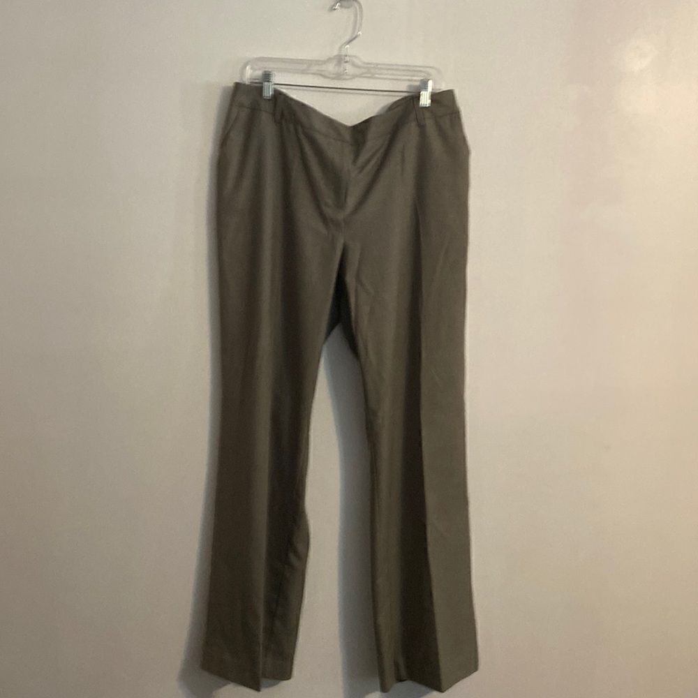 Attention Gray pants with front and faux back pockets, size 16